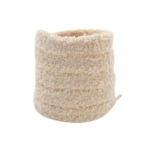FLUFFY LACES OFF-WHITE